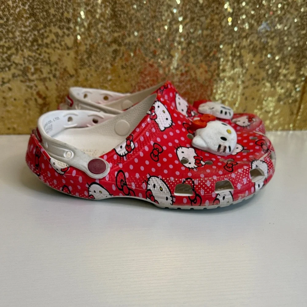 Sanrio Kids Slippers in Red and White